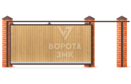 Ворота откатные 2200×3000 с пультом ЗМК-7289