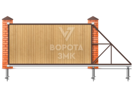 Ворота 2000×2100 откатные ЗМК-7321